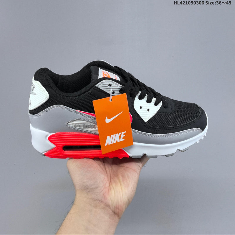 Nike Air Max 90 Black Grey Red
