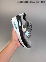 Nike Air Max 90 Grey Black Ice Blue — image 1
