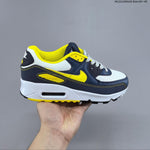 Nike Air Max 90 White Navy Yellow — image 1
