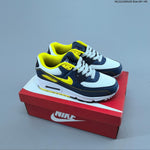 Nike Air Max 90 White Navy Yellow — image 2