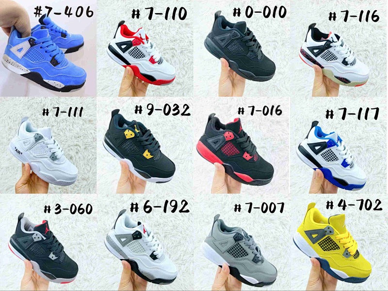 KIDS Air Jordan 4 Retro 4AJ4 Mid Rétro Casual Sport Chaussure Basketball