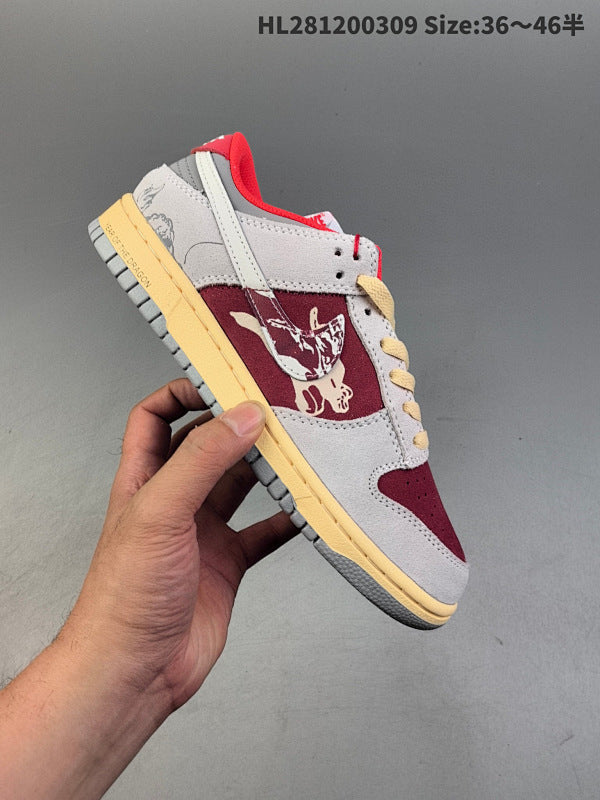 Nk Dunk Low "Year of the Dragon" Limited Edition SB Low Casual Skateboard Shoes: FJ5429-133