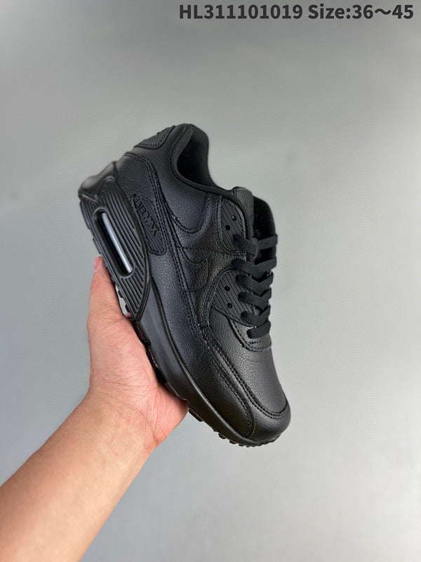 Air Max 90 Classic Retro all-black leather version