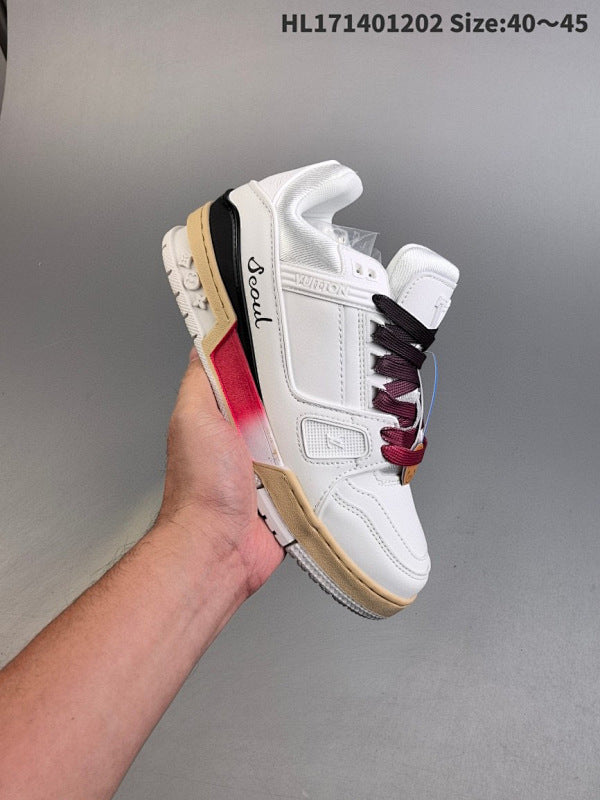 L-- Trainer Sneaker Low Casual Sport Polyvalent Chaussure Skateboard