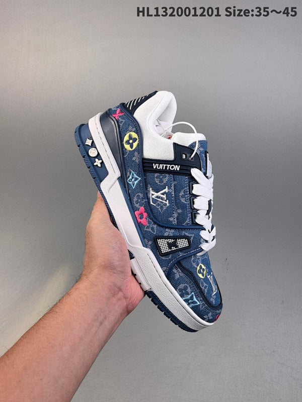 L--- Trainer Sneaker Low Casual Sport Versatile Skateboard Shoe