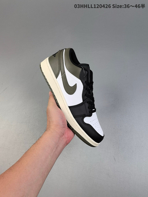 Air Jordan 1 Low "Medium Olive" Low 553558-092