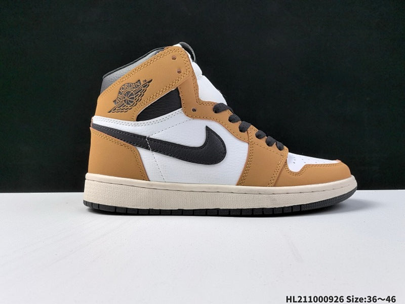 Air Jordan 1 MidAJ1 Mid Classique Rétro Casual Sport Chaussure Basketball DD1666-100