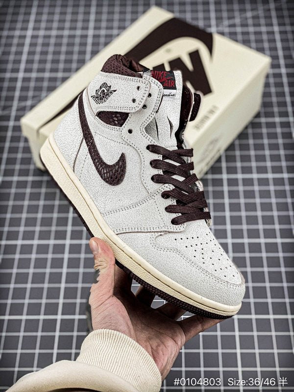 Air Jordan 1 High OG AJ1 Classic High Versatile Casual Sport Basketball Shoe