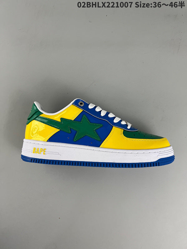 A Bathing Ape BAPE Sk8 Sta Low SK8 Series Low Casual Sport Skateboard Shoe