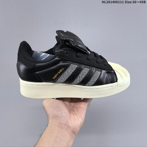 Originals Superstar"Black/White" Classic Series Shell Toe Low Versatile KJ6976