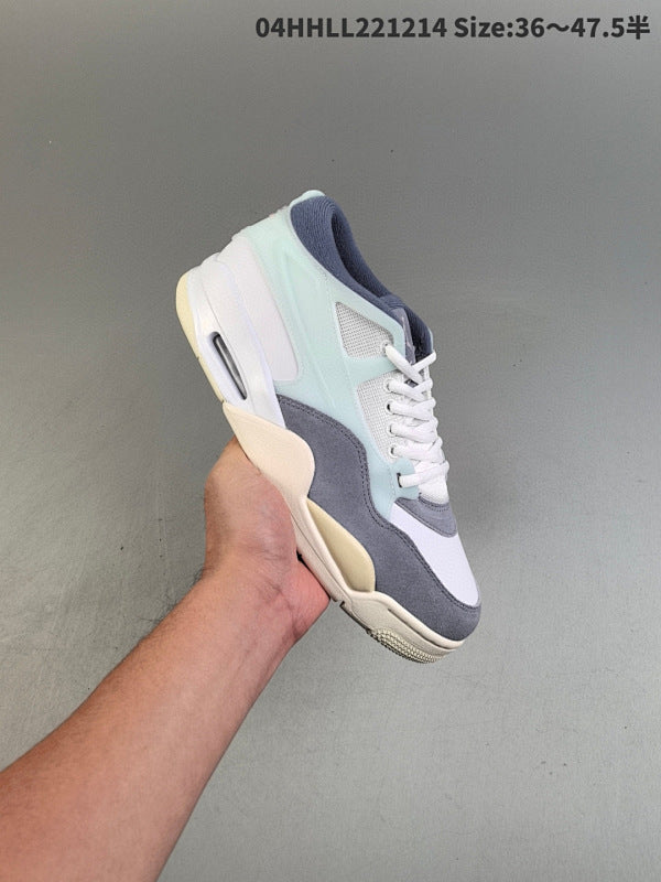 Real leather with Half size Air Jordan 4 RM "Diffused Blue Ashen Slate" FQ7939-101