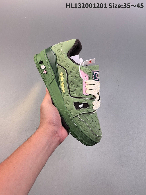 L--- Trainer Sneaker Low Casual Sport Versatile Skateboard Shoe