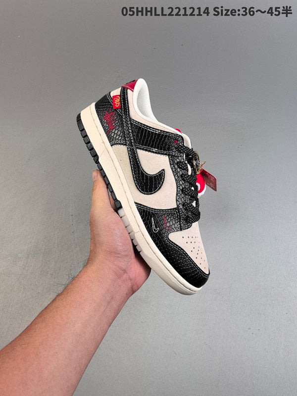 real leather with half size Stussy x Dunk SB Low HH7518-031