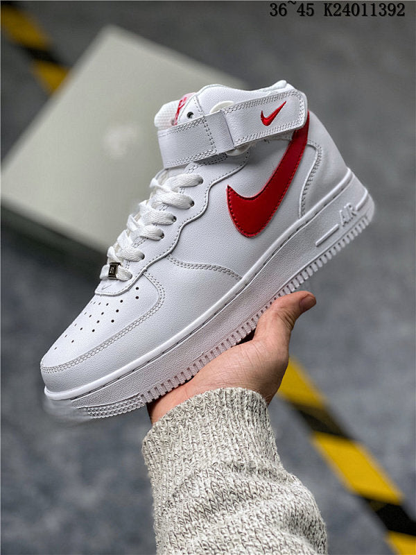 split leather AIR FORCE 1 High Classic Casual Skateboard Shoe