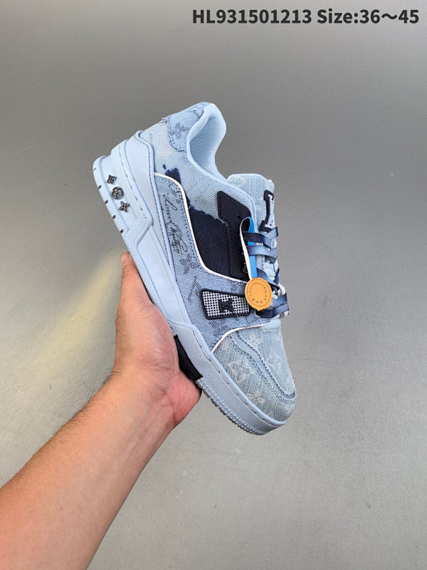 L-- Trainer Sneaker Low Casual Sport Polyvalent Chaussure Skateboard