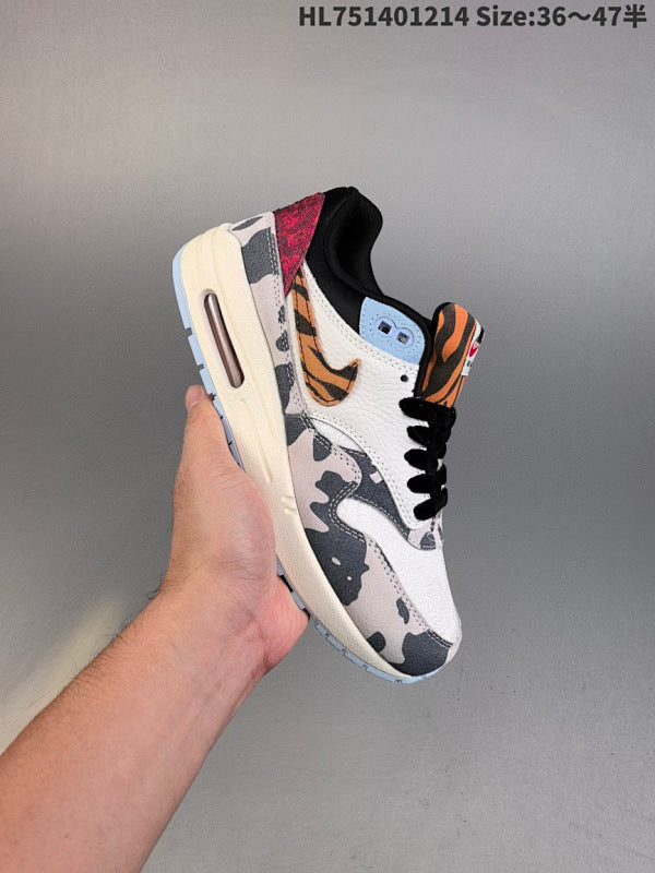 Patta x Air Max 1 "Monarch" Retro Casual Running Shoe