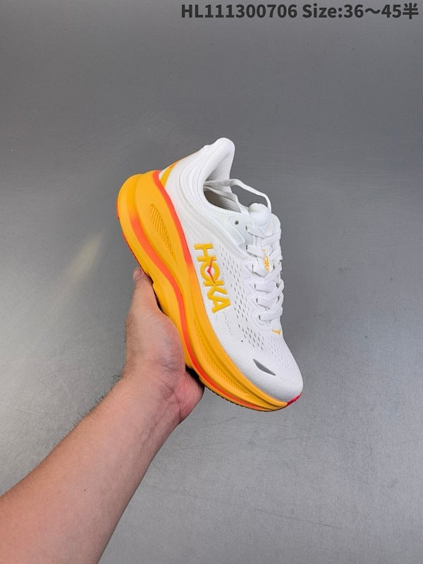 HOKA ONE ONE Bondi 9 Retro Comfort Non-Slip Low Running Shoe
