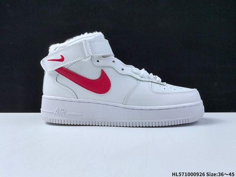 fleece-lined AIR FORCE 1'07 High Versatile Casual Sport Skateboard Shoe