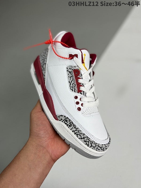 Air Jordan 3 Retro "Cardinal" AJ3 3 aj3 3