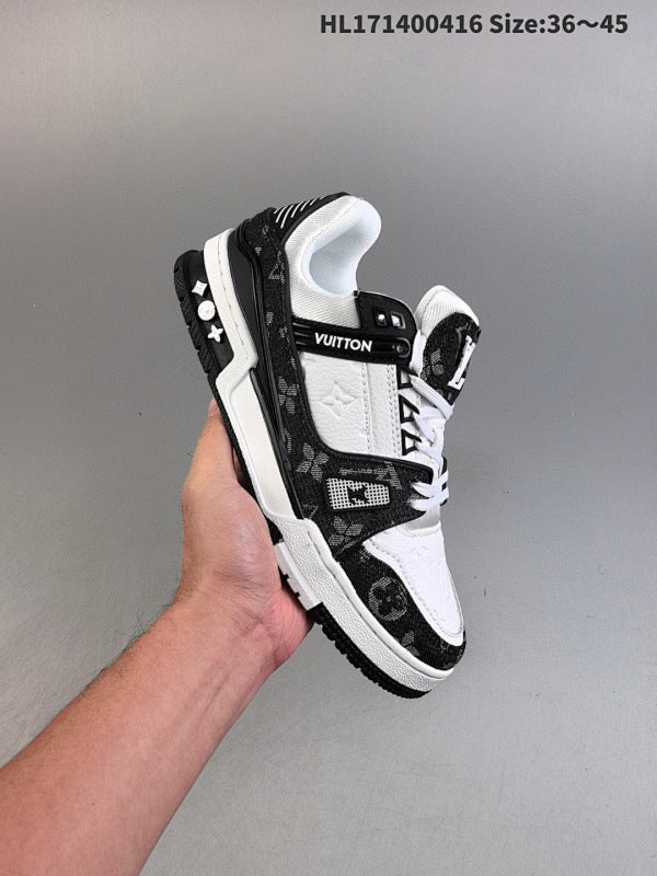 L--- Trainer Sneaker Low Casual Sport Versatile Skateboard Shoe