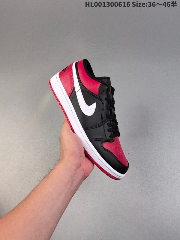 Air Jordan 1 Low "Alternate Bred Toe" Low AJ1 1 553558-066 553560-066
