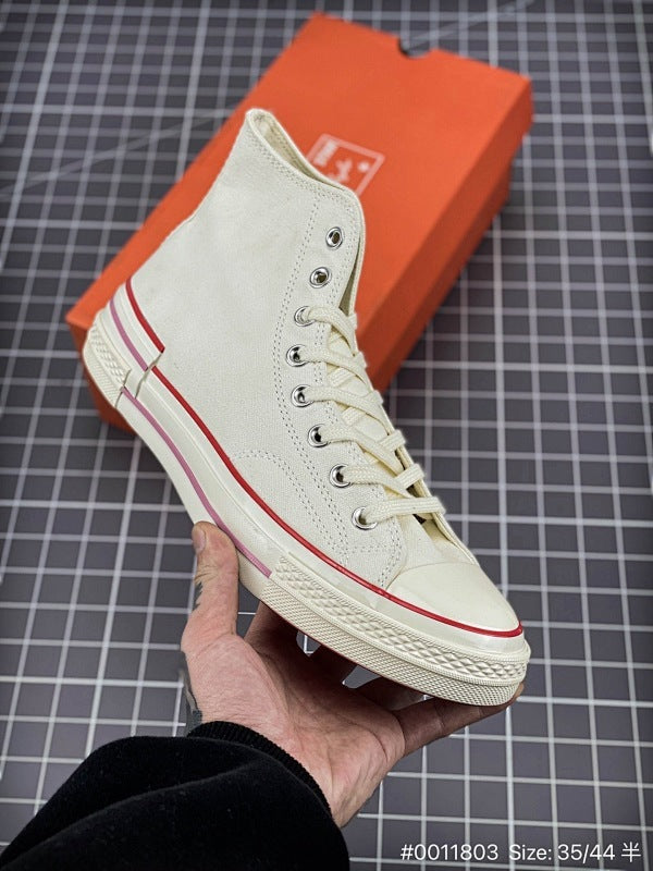 Restructured Chuck 1970 High "Beige/Pink" High Casual Sport Skateboard Shoe "" #0011803