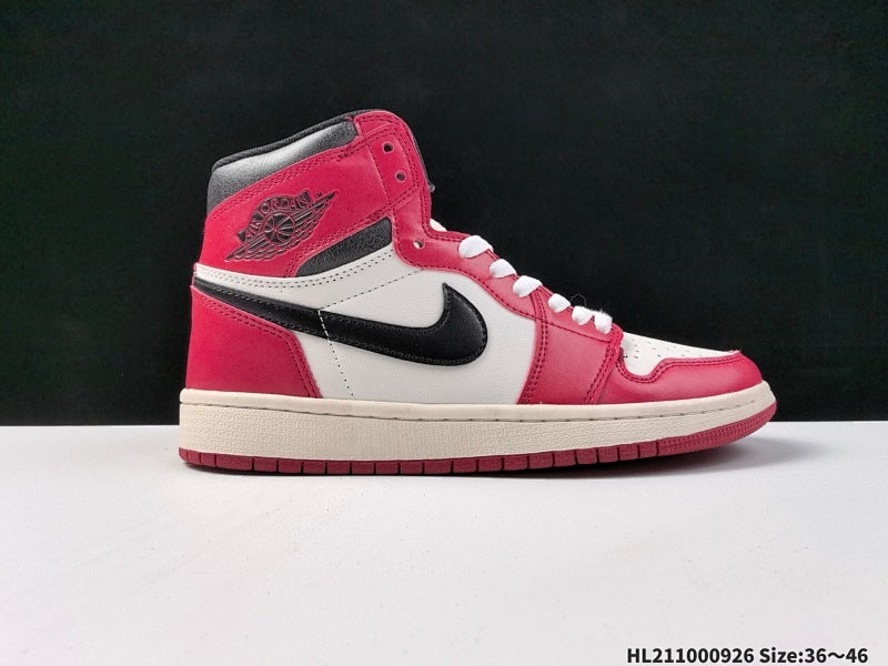 Air Jordan 1 MidAJ1 Mid Classique Rétro Casual Sport Chaussure Basketball DD1666-100