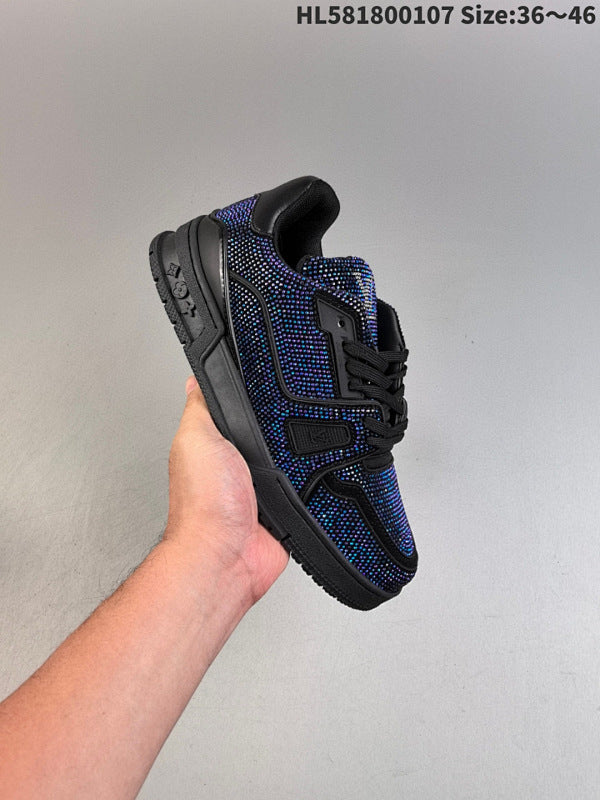 L---- Trainer Sneaker Low Casual Versatile Skateboard Shoe