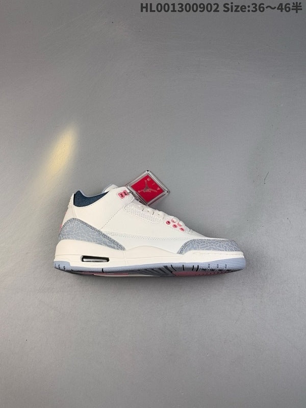 Air Jordan 3 Retro "White And Cobalt Bliss" AJ3 3 HQ0784-101