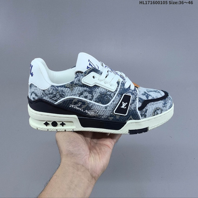 L---- Trainer Sneaker Low Casual Versatile Skateboard Shoe