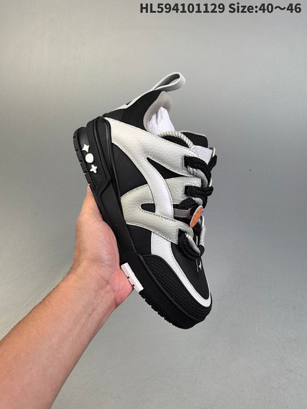 L--- Trainer Sneaker Low Casual Sport Versatile Skateboard Shoe