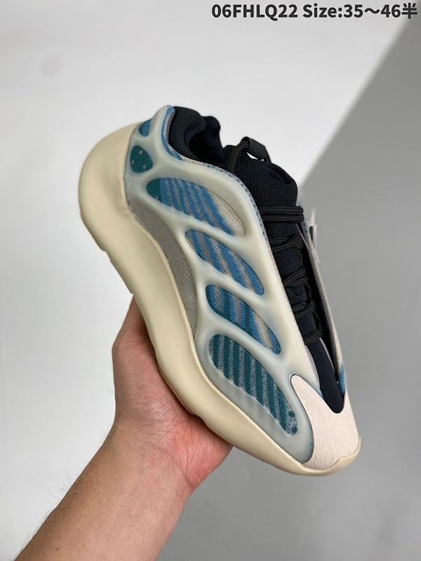Kanye West x Yeezy 700 V3"Black" Low Rétro Casual Sport