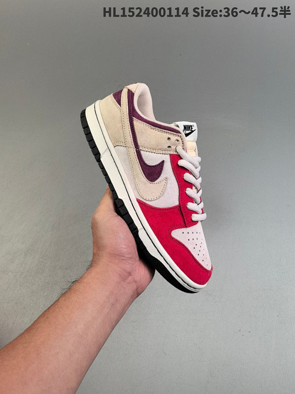 REAL LEATHER WITH HALF SIZE SB Zoom Dunk Low Skateboard Shoe Classic Series Versatile Casual Sport Skateboard Shoe CT2552 898