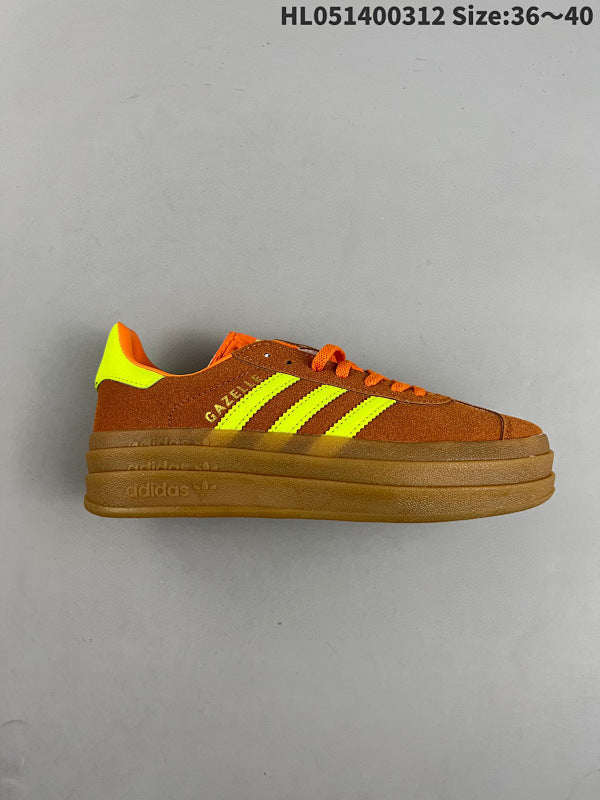 Ad Originals Gazelle Bold Casual Non-Slip Low Skateboard Shoe: HQ6891