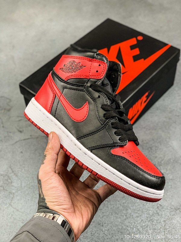 # /Air Jordan 1 Mid 1AJ1 High Series Casual Versatile Skateboard Shoe Air Sole
