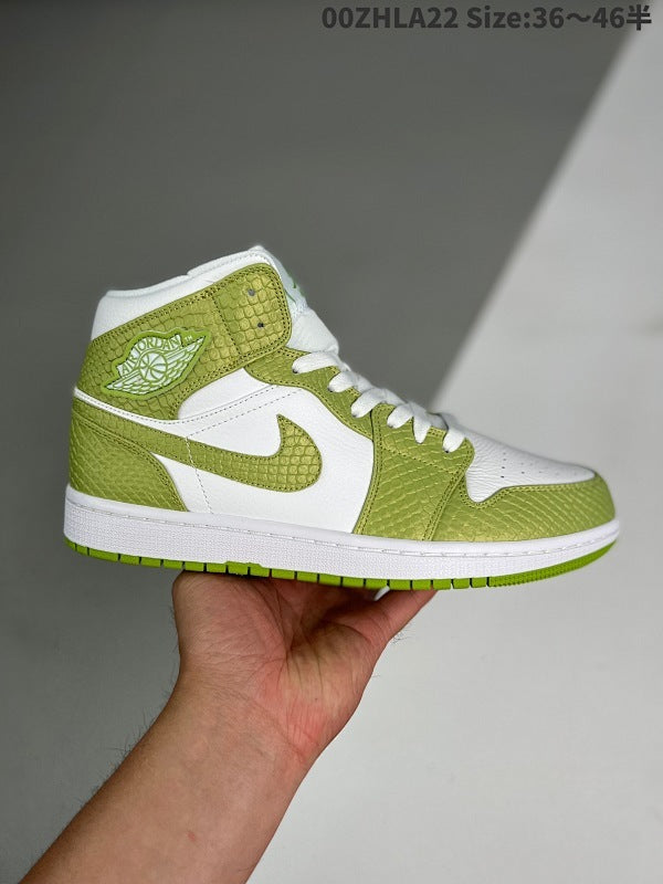 Air Jordan 1 Mid SE V2 "Green Python" Mid AJ1 1