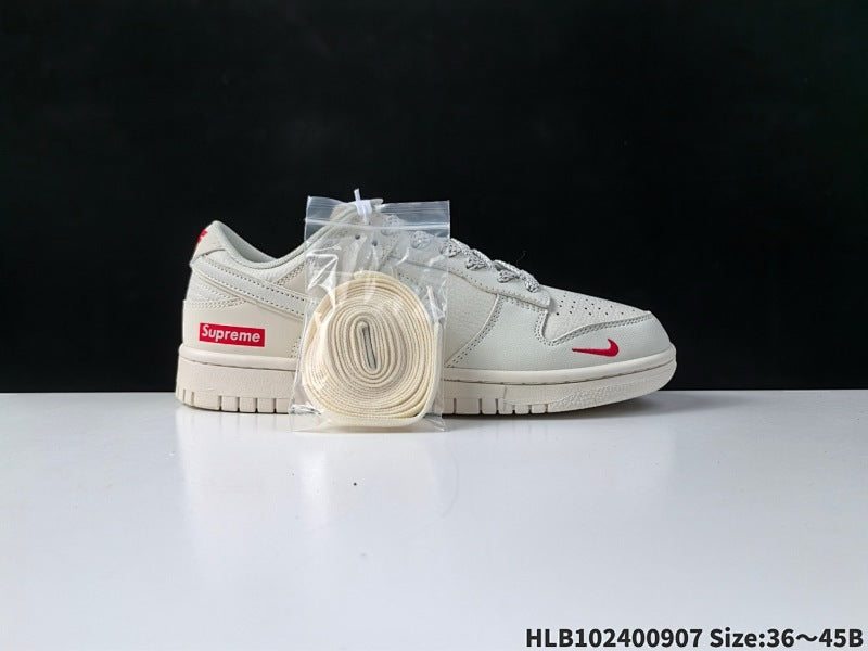 Dunk Low Retro 'DIY' Low Casual Sport Skateboard Shoe: CS1688-109 Supreme