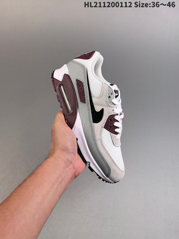 Air Max 90 Série Low Rétro Polyvalent Casual Sport :FB9658-001