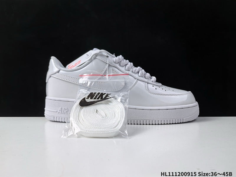 glossy surface AIR FORCE 1’07 Low Versatile Casual Sports Skateboard Shoe CW2288-111