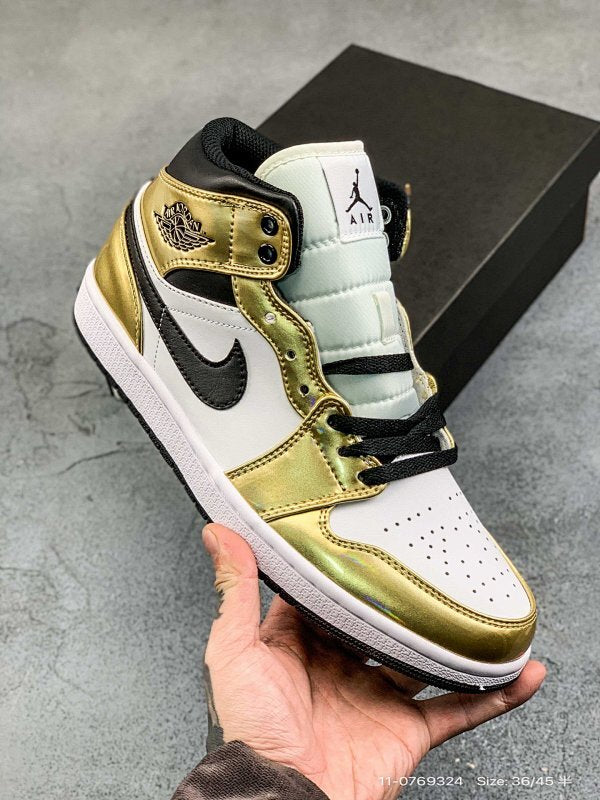 # /Air Jordan 1 Mid ‮ ‬ Basketball Shoe ‮ ‬ ‮ ‬ 3D ‮ ‬ ‮ ‬ #11-0769324 Size: