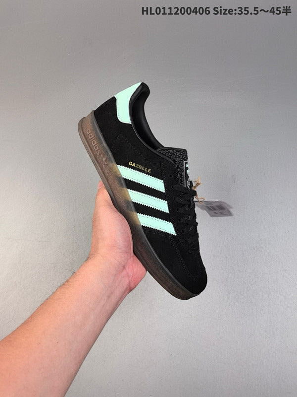 AD Gazelle Indoor Trainers Low Retro Versatile Casual Sport Skateboard Shoe JR7112