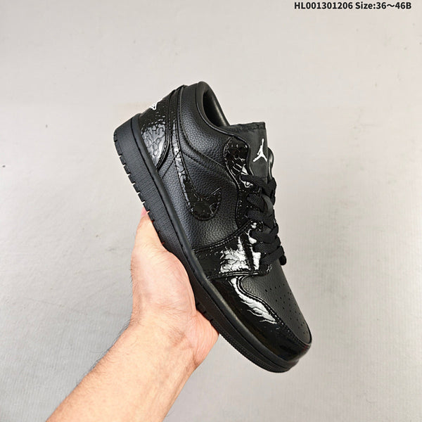 Air Jordan 1 Low "Black Croc" Low HJ7743-010
