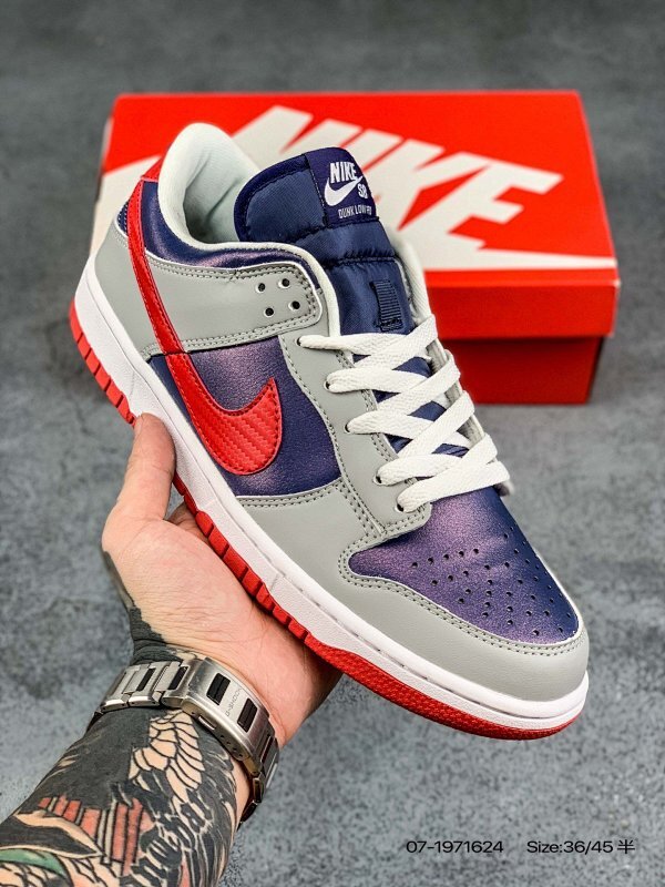 # SB Dunk Low Pro QS "Samba" Classic Dunk Low Series Versatile Casual Sport Skateboard Shoe “ ” #07-1971624 Size