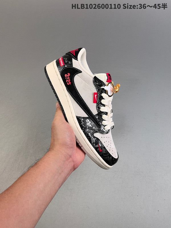 TS Collaboration supreme 2025 x Air Jordan low 1 Low Casual Chaussure Skateboard DM9288-005
