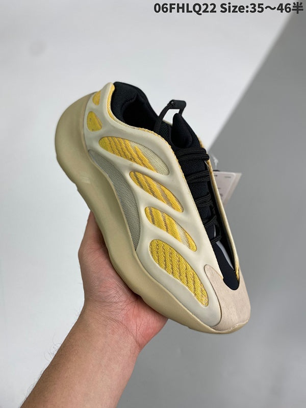Kanye West x Yeezy 700 V3"Black" Low Rétro Casual Sport