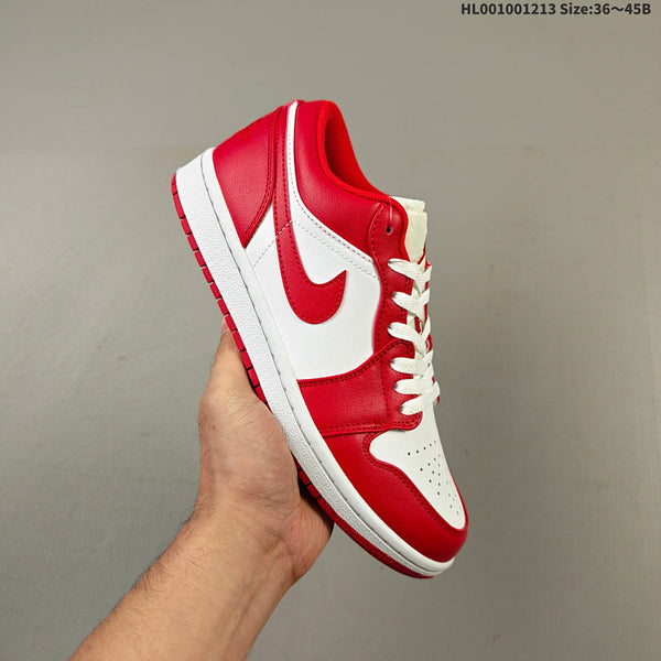 Air Jordan 1 Low "Gym Red" 553558-611 553560-611