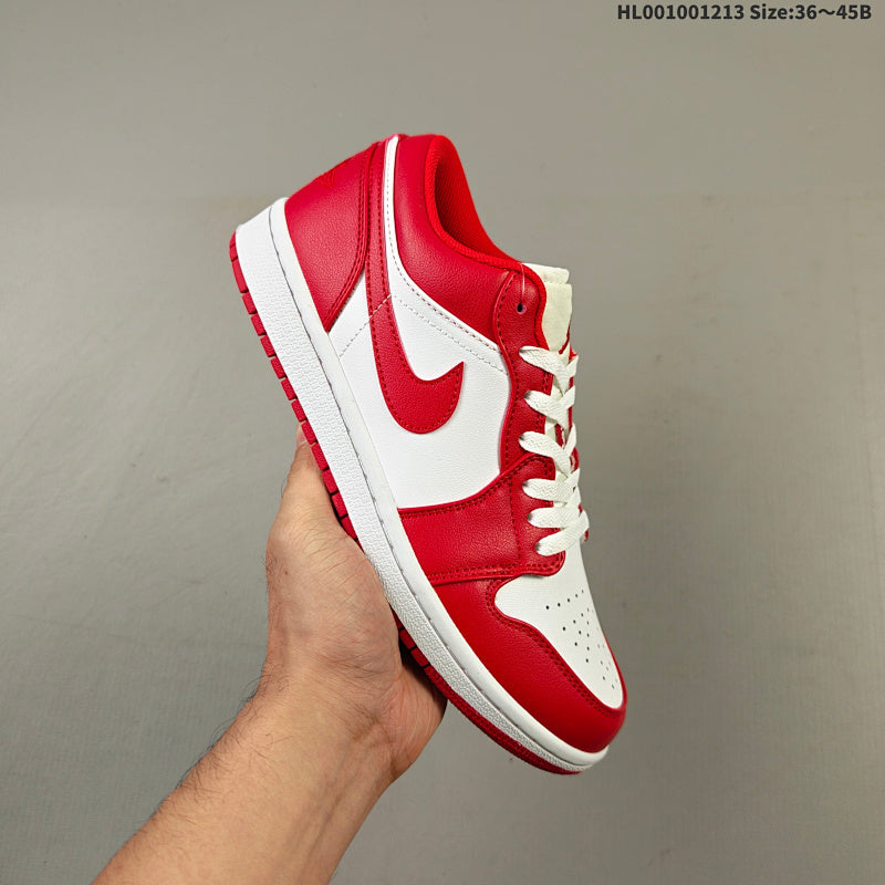 Air Jordan 1 Low "Gym Red" 553558-611 553560-611
