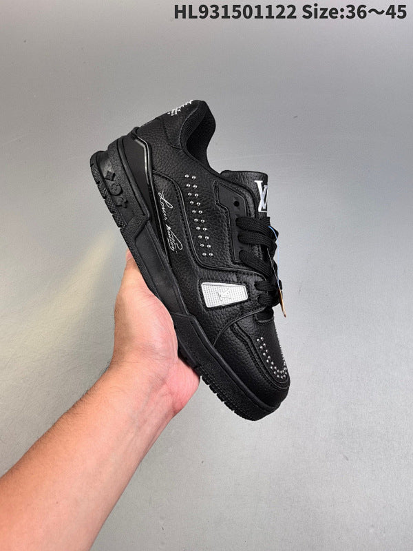 L-- Trainer Sneaker Low Casual Sport Polyvalent Chaussure Skateboard