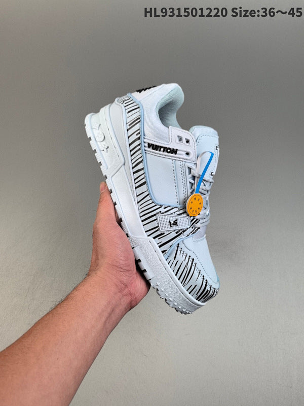 L--- Trainer Sneaker Low Casual Sport Versatile Skateboard Shoe