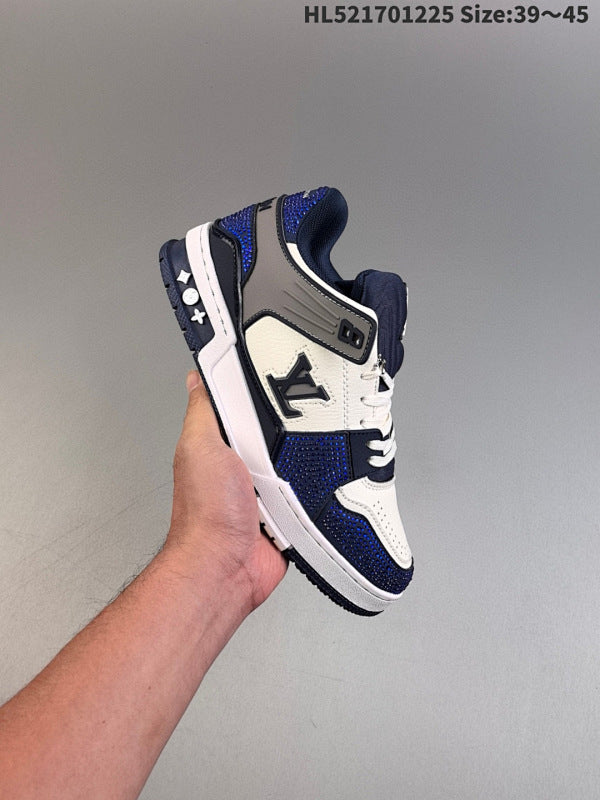 L--- Trainer Sneaker Low Casual Versatile Skateboard Shoe